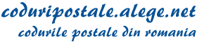 coduripostale.alege.net - coduri postale